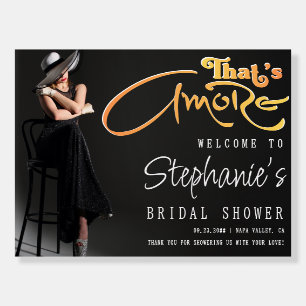 That's Amore Aperol Bridal Shower Photo Welcome Foam Board