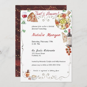 That's Amore Bridal Shower 2 Invitation
