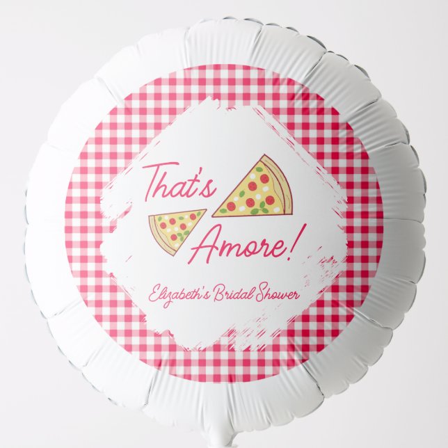That's Amore Bridal Shower Balloon (Front)