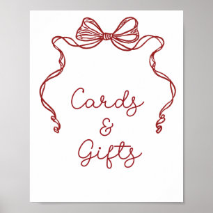 That's Amore Bridal Shower Cards & Gifts Poster