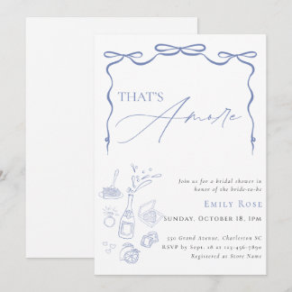 That's Amore Bridal Shower Invitation
