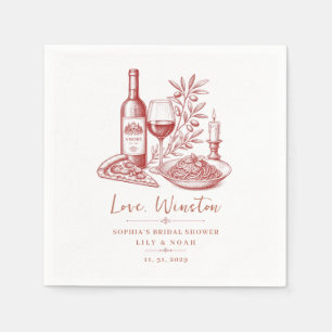 That's Amore Bridal Shower Italian Party Italian Napkins