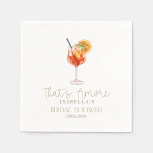 That's Amore Bridal Shower Napkins