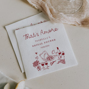 That's Amore Bridal Shower Napkins