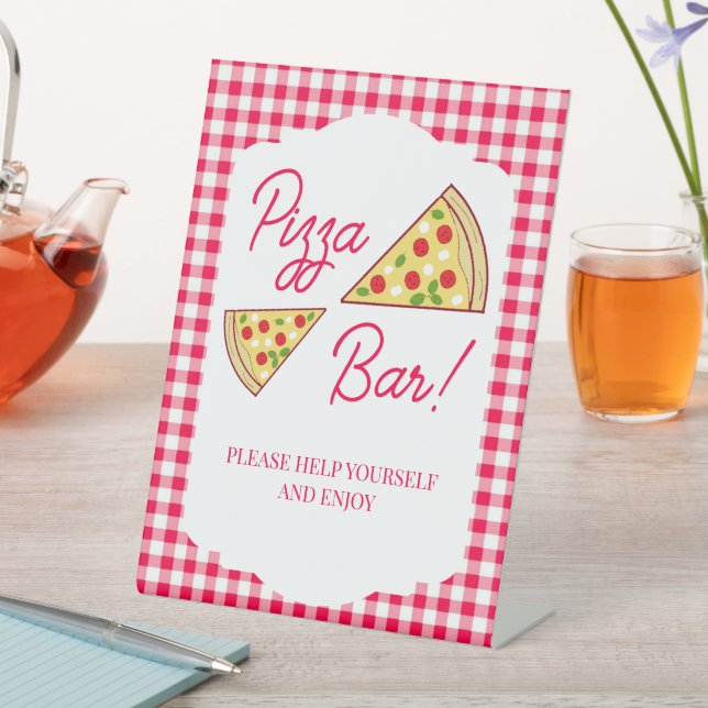 That's Amore Bridal Shower Pedestal Sign (In SItu)