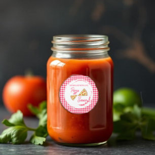 That's Amore Bridal Shower Pizza Sauce Classic Round Sticker