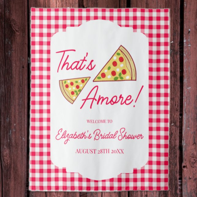 That's Amore Bridal Shower Tapestry (Creator Uploaded)