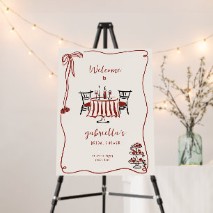 That's Amore Bridal Shower Welcome Foam Board