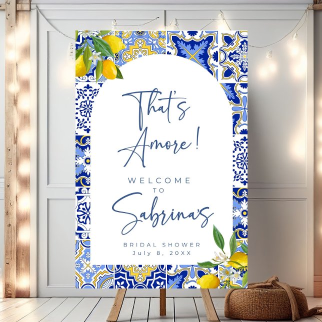 Thats Amore Bridal Shower Welcome Sign Custom Brid (Creator Uploaded)