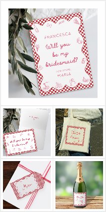 That's Amore Classic Red Italian Aesthetic Wedding