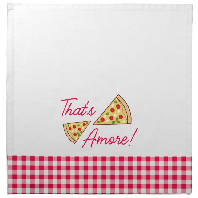 That's Amore Cloth Napkin (Front)