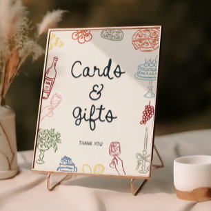 That's Amore Colorful Illustrated Cards & Gifts Poster