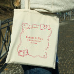That's Amore Hand Drawn Pasta Red Italian Wedding Tote Bag<br><div class="desc">Say ciao to the cutest custom tote for your Italian-themed wedding or bachelorette! This “That’s Amore” tote bag features a hand-drawn pasta and playful red sketch border, bringing all the charm of an al fresco celebration in Italy. Personalize it with names, location, and date—it’s the perfect wedding welcome bag, rehearsal...</div>