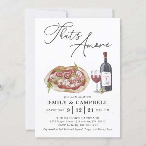 Thats Amore Invitation