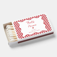 "That's Amore" Italian Bridal Shower Chic Red