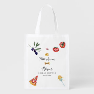 That's Amore Italian Bridal Shower favors Grocery Bag