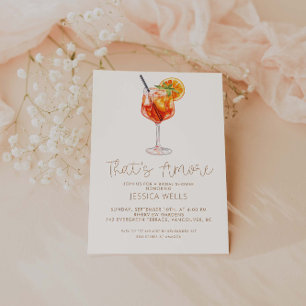 That's Amore Italian Bridal Shower Invitation