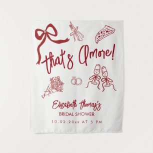 That's Amore Italian Bridal Shower Tapestry