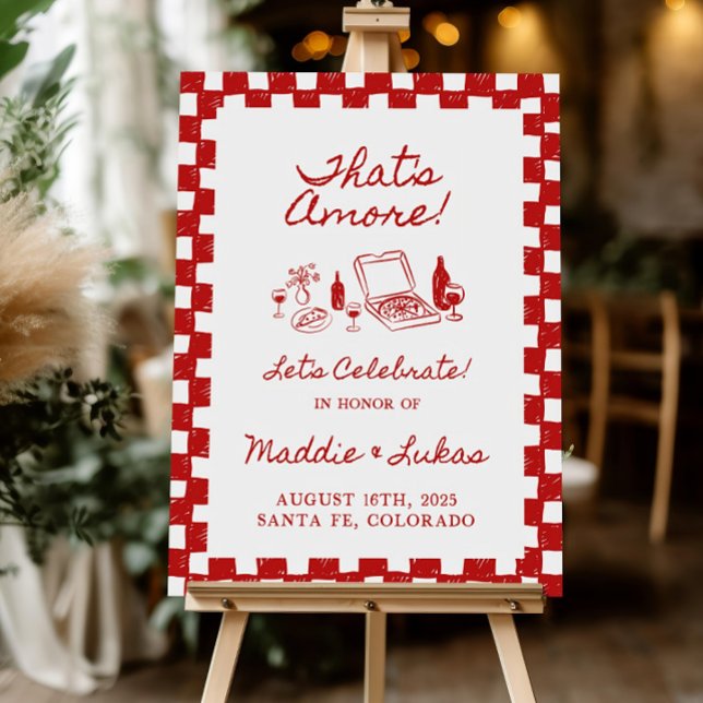 Thats Amore Italian Dinner Party Welcome Sign Temp (Creator Uploaded)