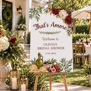 That's Amore Italian Fall Bridal Shower Foam Board