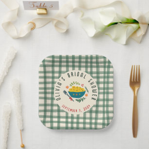 That's Amore Italian Food CUSTOM BRIDAL SHOWER Paper Plates
