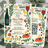 That's Amore Italian Food CUSTOM Bridal Shower QR 
