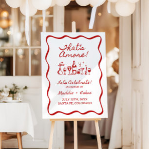 That's Amore Italian Rehearsal Dinner Sign