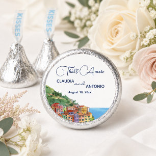 That's Amore Italian Riviera Wedding Hershey®'s Kisses®