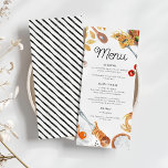 That's Amore Italian Script Wedding Dinner Menu<br><div class="desc">That's Amore Italian Script Wedding Dinner Menu</div>