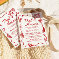 That's Amore Italian Theme Rehearsal Dinner