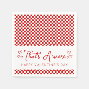 That's Amore! Italian Themed Happy Valentine's Day Napkins