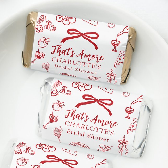 That's Amore Italiat theme Bridal Shower Hershey's Miniatures (Creator Uploaded)