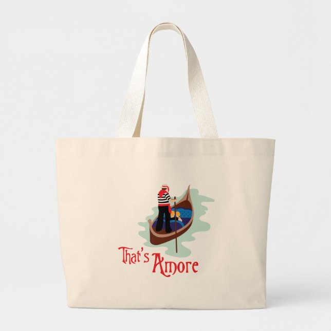 That's Amore Large Tote Bag (Front)