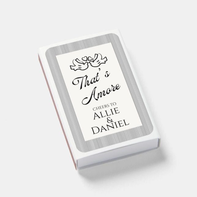 That's Amore Love Birds Matchbox Matchboxes (Front Closed)