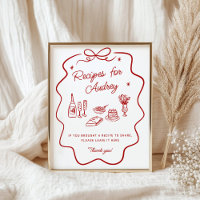 That's Amore Red Doodle, Recipe Drop Off Sign