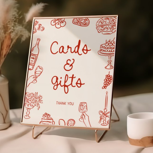 That's Amore Red Illustrated Cards & Gifts Poster (Creator Uploaded)