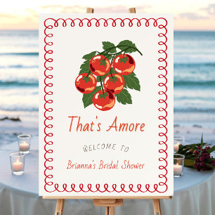 That's Amore Red Tomato Italian Bridal Shower Foam Board