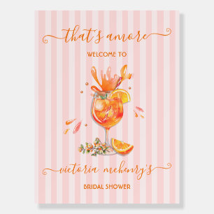 That's Amore Spritz Bridal Shower Foam Board