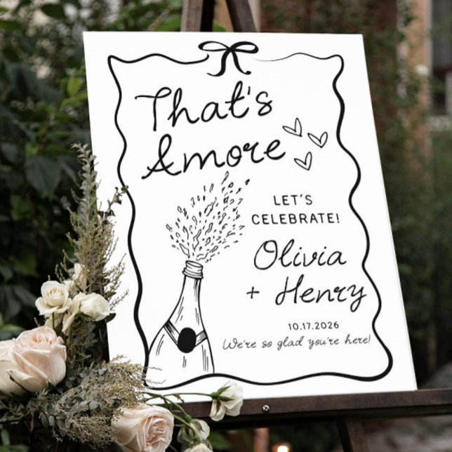 That's Amore Welcome Sign Italian Theme Engagement (Creator Uploaded)