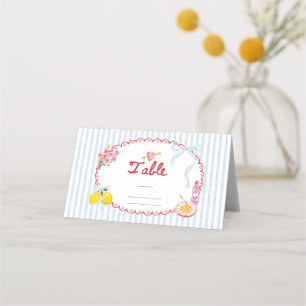 That's amore whilsical italian bridal shower place card