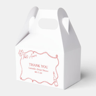 That's Amore Whimsical Hand Drawn Bridal Shower Favor Boxes