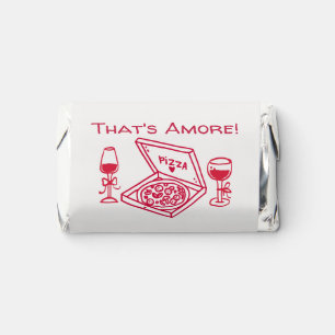 That's Amore Whimsical Hand Drawn Bridal Shower Hershey's Miniatures