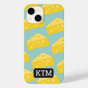That's Cheesy! Wedges of Toon Cheese and initials Case-Mate iPhone 14 Case