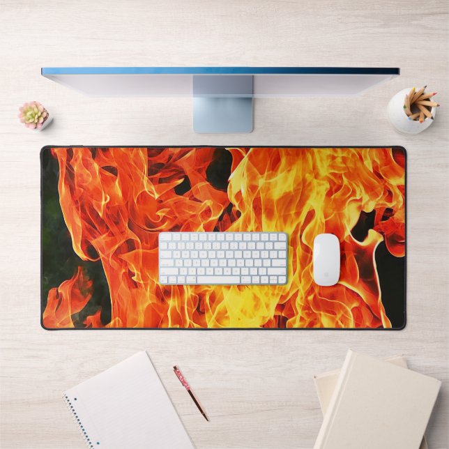That's Fire, Flaming Hot Look Desk Mat Pad (Office 1)