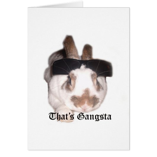 That's Gangsta Cards (Front)