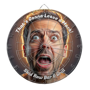 That's Gonna Leave A Mark Funny Dart Board