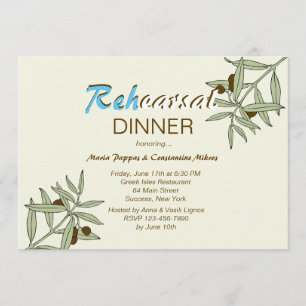 That's Greek Rehearsal Dinner Party Invitation