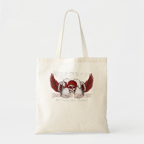Thats Hearsay Brewing Co Home Of The Mega Pint Fu Tote Bag