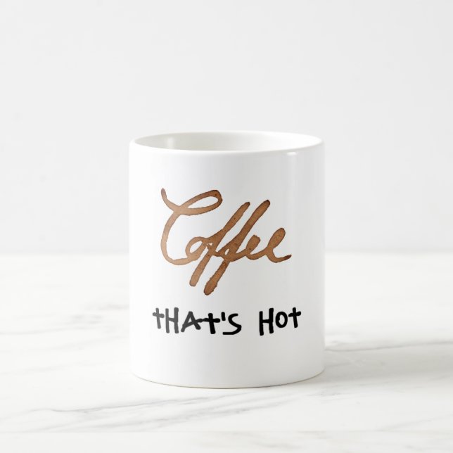 That's hot coffee mug (Center)