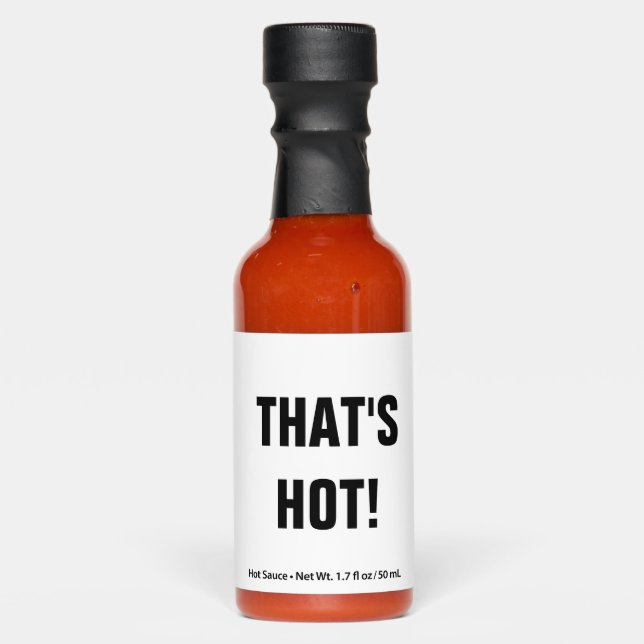 That's Hot Sauces (Front)